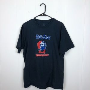 Zig Zag Graphic T-Shirt Sz XL